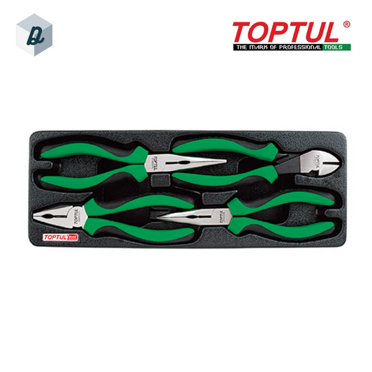 Jeu de Pinces Assorties 4 pièces 7"–8" TOPTUL | GBAT0402