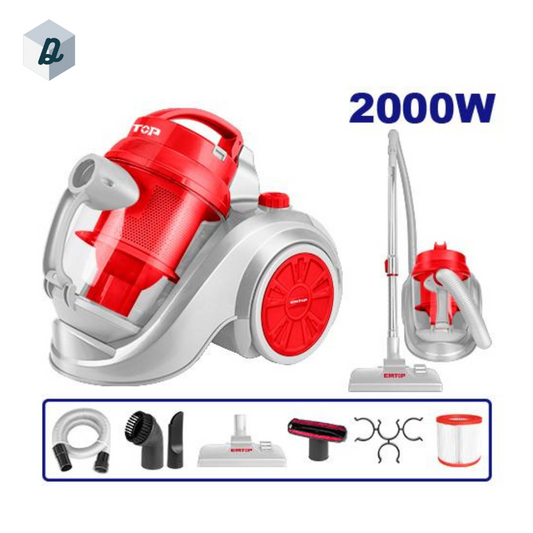 Aspirateur Portable Professionnel 2.5L 2000W EMTOP | EVCR20258