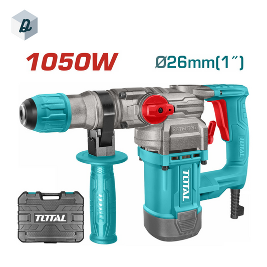 Marteau Perforateur SDS-Plus 1050W – 26 mm TOTAL | TH110266