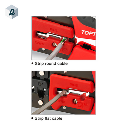 Pince à Sertir Fiche RJ 11/ RJ 12/ RJ45 TOPTUL | DKAC2420