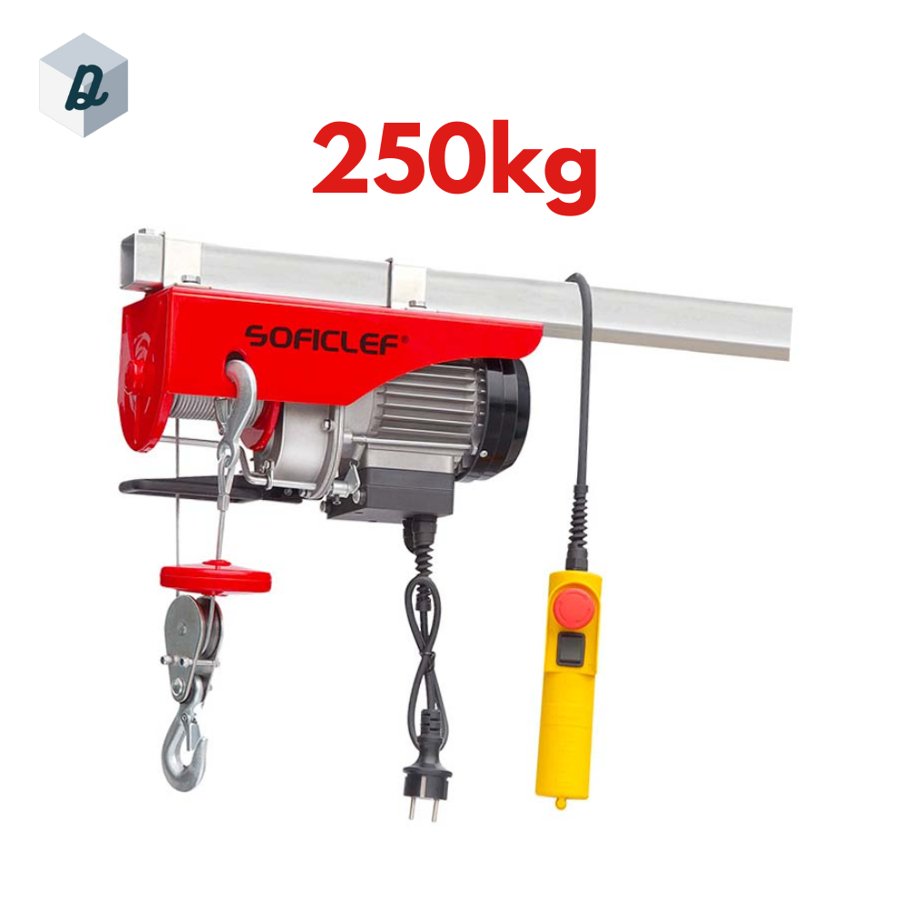 Treuil électrique 250Kg SOFICLEF | PA250D-18M