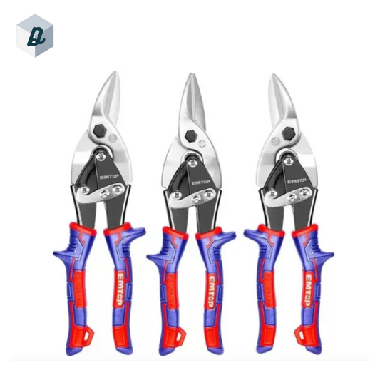 Jeu De Ciseaux 10" 250mm 3pcs Gauche-Droite-Droite EMTOP | EASPK1011