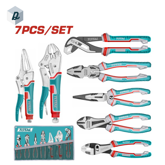 Pochette 7 Pinces Polyvalentes de Différentes Tailles TOTAL | TOS23055