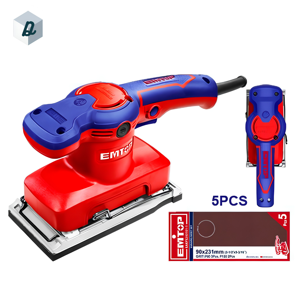 Ponceuse Vibrante de Finition 320W Professionnelle EMTOP | EFSR3201