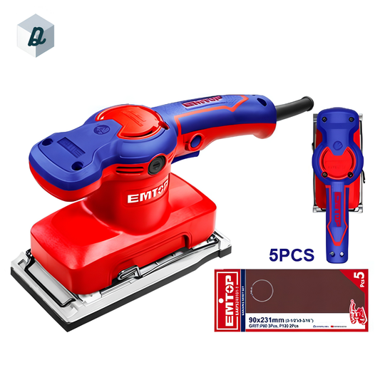Ponceuse Vibrante de Finition 320W Professionnelle EMTOP | EFSR3201