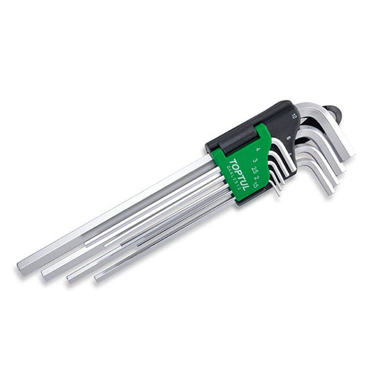 Jeux De Clé Allen Extra Long 9Pcs TOPTUL | GAAL0912