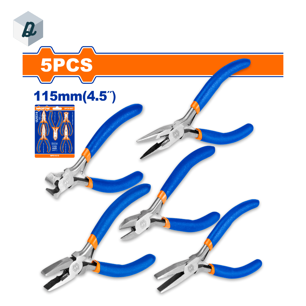 Ensemble de 5 mini-pinces Wadfow | WPS1615
