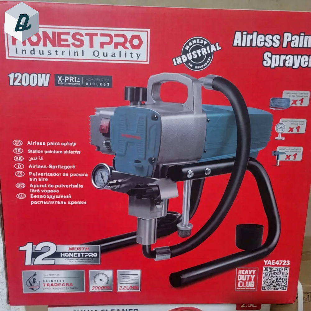 Pulvérisateur de Peinture AIRLESS 1200W HONESTPRO | YAE4723