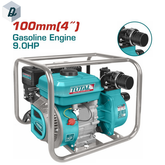 Motopompe à essence 4″ 9 CV TOTAL – Débit 1500 L/min |TP3401